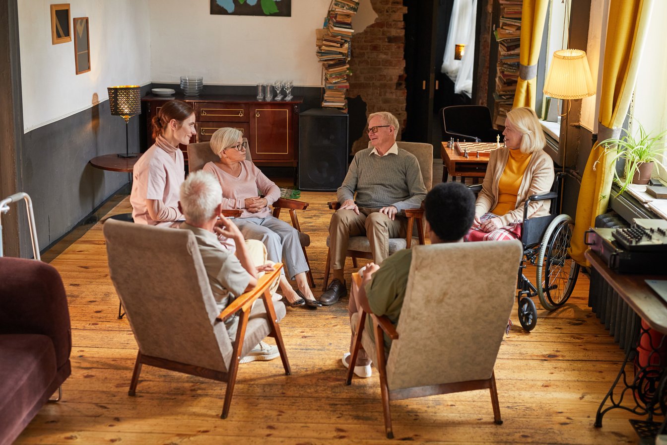 Group  Session in Nursing Home